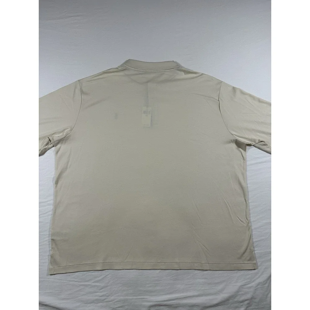 Polo Ralph Lauren White Polo Shirt Soft‎ Touch Long Sleeve Men's 4XB NWT
